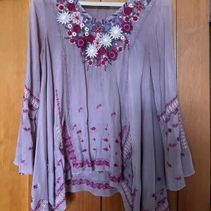 Johnny Was flora shirt